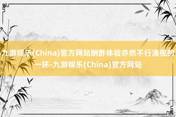 九游娱乐(China)官方网站酬酢体验亦然不行漠视的一环-九游娱乐(China)官方网站